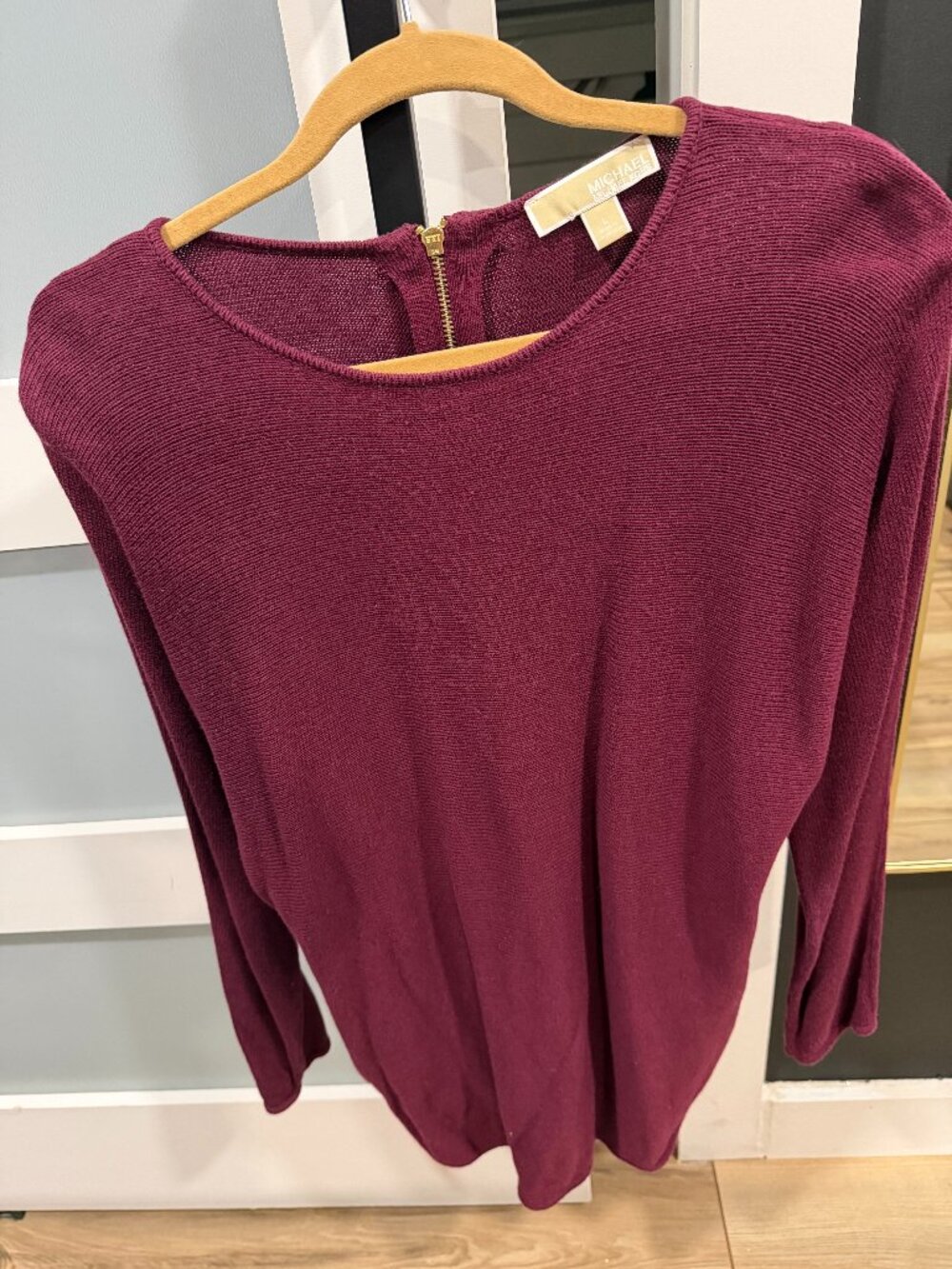 Michael Kors Maroon Sweater sz L